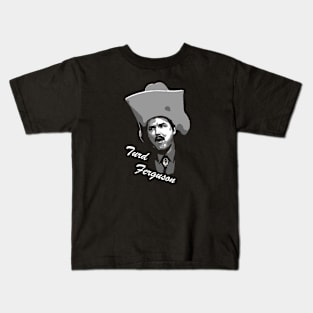 turd ferguson black and white Kids T-Shirt